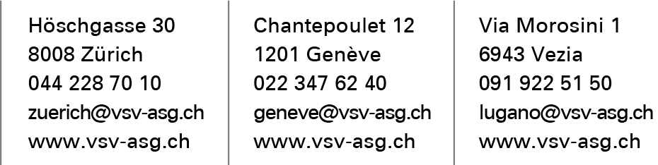 VSV Adressblock
